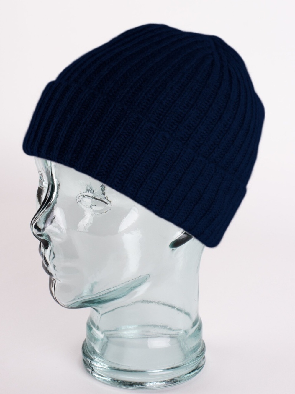 Nordstrom 100% Cashmere Ribbed Fisherman Style Beanie Cap